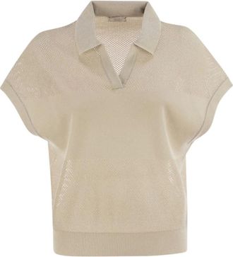 PESERICO Top a coste - Toni neutri