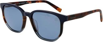 Timberland Bruine Acetaat Zonnebril - Heren - Zonnebrillen - Bruin - ONE Size - Accessoires