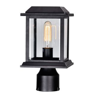 CWI Lighting Blackbridge 1 Light Outdoor Black Lantern Head