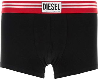 Diesel Black Stretch Cotton Boxer