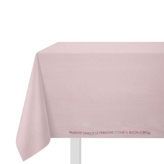 KASANOVA Tovaglia 140x180 cm scritta Quotes malva