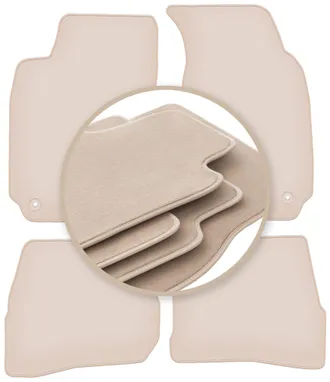 OEM Alfombrillas Beige Premium Para Volkswagen Passat B5 Fl Sed&aacute;n, Familiar, Variante 2000-2005