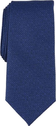 Alfani Mens Terry Mini-Texture Tie In Cobalt Blue