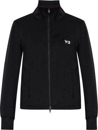 Yohji Yamamoto Zwarte Trui - Dames - Vesten met rits - Zwart - M - Hoodies & sweatvesten