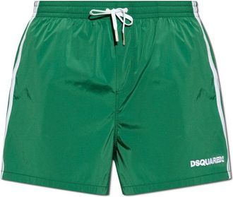 Dsquared2 Logo Boxer Midi Swim Shorts