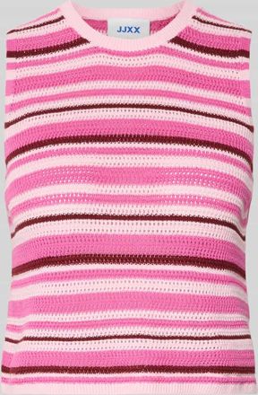 Jack & Jones Stricktop mit Rundhalsausschnitt Modell ZUSANNAH in Pink, Gr&ouml;&szlig;e XL