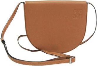Loewe Pre-owned Cross Body Bags, female, Brown, Size: ONE SIZE Pre-owned Heel pouch