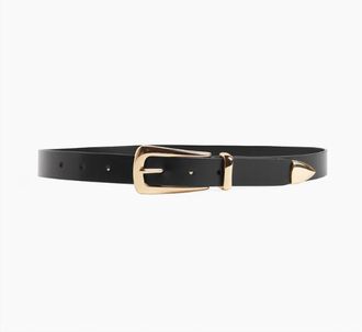 Favorite Daughter The Statement Belt In Black/gold