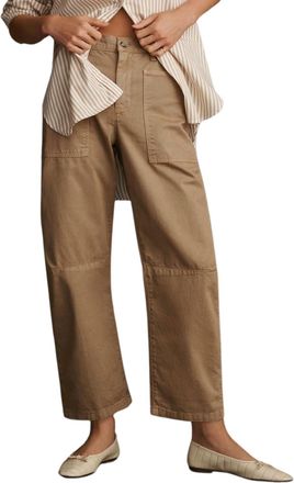 Velvet Brylie Sanded Twill Utility Pant In Khaki