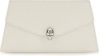 Alexander McQueen Mini Skull Clutch - Bags - Mujer - Blanco - ONE SIZE