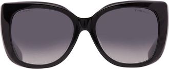 Tiffany & Co. Polar Grey Gradient Cat Eye Ladies Sunglasses TF4229F 8001T3 55
