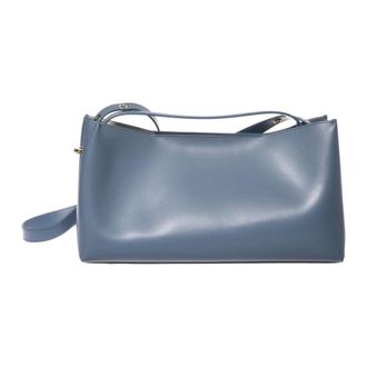 Baldinini Leather Shoulder Bag - female - Baldinini - Shoulder Bags - Blue - ONE SIZE - Bags