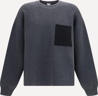Loewe Anagram cotton-blend Sweatshirt with pocket Male S