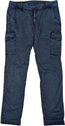 Mason's Icoon Blauwe Slim Cargo Broek - Heren - Slim Fit Broeken - Blauw - XL - Katoen - Broeken