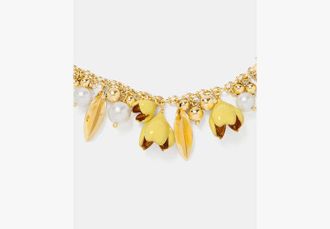 Kate Spade New York Golden Bloom Statement Necklace