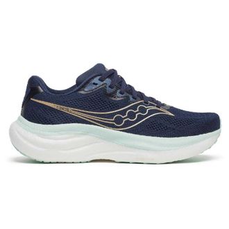 Saucony Womens Ride 19, Navy/Aqua, 10 Wide