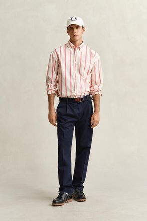 GANT Men Regular Fit Cotton Twill Chinos (33) EVENING BLUE