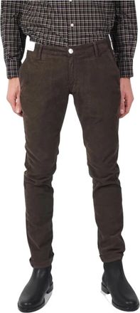 Pantaloni Torino Fluwelen Herenbroek - Premium Stijl - Heren - Slim Fit Broeken - Bruin - W36 - Broeken