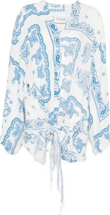 The Attico Paisley Asymmetric Dress