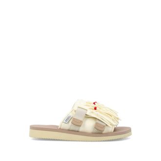 Suicoke Mamebo T-Strap Sandalen - Heren - Schoenen - Wit - Maat: 38 1/2 EU Nylon