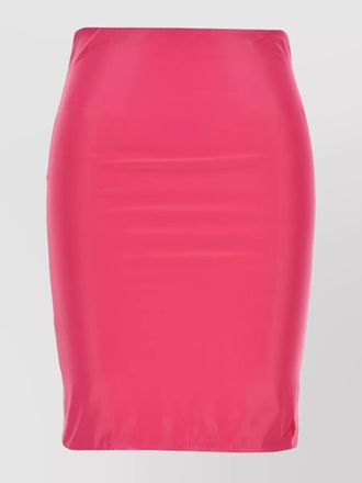 The Attico stretch metallic sheen high-waisted cover-up