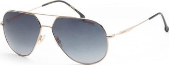 Carrera Mens CA274S 61 J5G Fashion Sunglasses - Gold - One Size