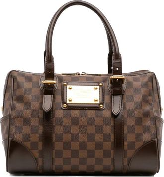 Louis Vuitton 2009 Damier Ebene Berkeley handtas - Bruin
