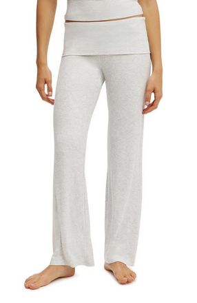 Cotton On Womens Airy Soft Roll Waist Pant in Light Grey Marle at Nordstrom, Size Xx-Small