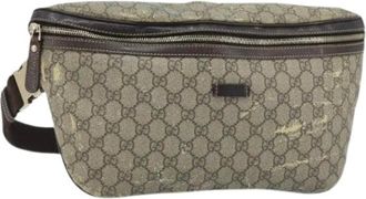 Gucci Pre-owned Belt Bags, female, Beige, Size: ONE SIZE Pre-owned Vintage Body Bag