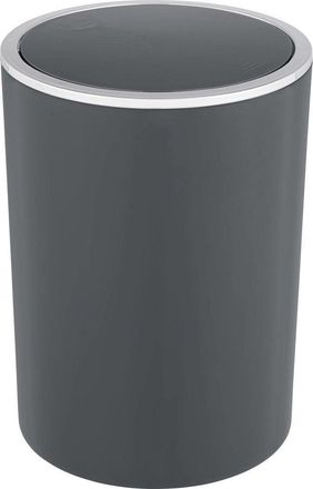 WENKO Inca Cubo De Basura 5l Gris Para Ba&ntilde;o