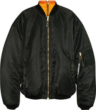 VETEMENTS Bomber reversibile x Alpha Industries - Arancione