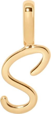 Made by Mary Script Initial Charm Gold Vermeil in Gold Vermeil Initial S at Nordstrom
