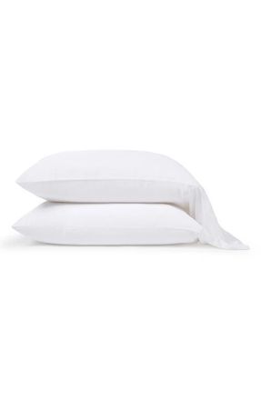 Pom Pom at Home Set of 2 Sateen Pillowcases in White at Nordstrom, Size King