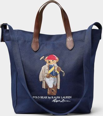 Polo Ralph Lauren Mens Polo-playing teddy bear Tote Bag