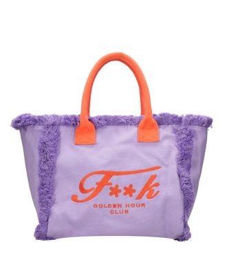 F**k Project F**K Projekttaschen. Lila+Orange