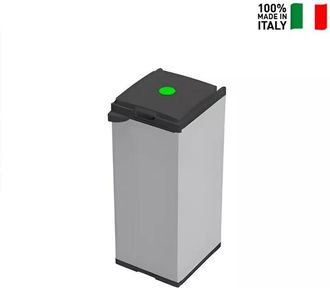 Stark Stark - Mobile Pattumiera Raccolta Differenziata Con Doppia Apertura - 80/110 Lt - 34x39,5x85 Cm