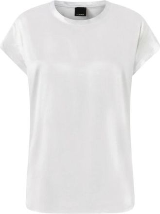 Pinko Farida Blouse - Dames - Blouses - Wit - L - Satijn - Overhemden