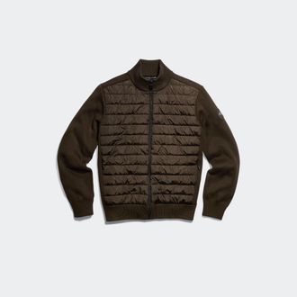 Canada Goose Manteau en tricot HyBridgeMD Tonal Label (Hommes, Terra, P)