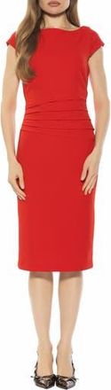 Alexia Admor Nyx Cap Sleeve Sheath Dress in Red at Nordstrom Rack, Size X-Small
