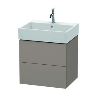 Duravit Duravit - Mueble Bajo Encimera L-cube, De Pared, 2 Cajones, 58,4 X