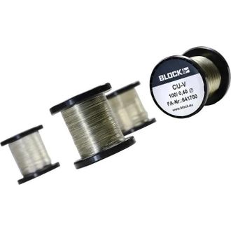 BLOCK Cu-v Hilo De Cobre Esmaltado 0,80 Mm 17 Metros