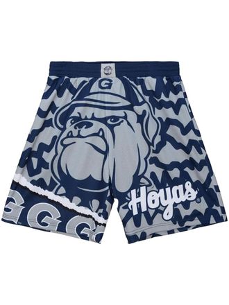 Mitchell & Ness NBA Georgetown Hoyas jumbotron 2.0 shorts - Blauw