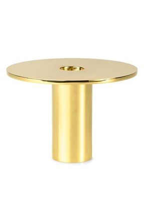 Aaron Probyn Eclipse Brass Candle Holder in Gold at Nordstrom