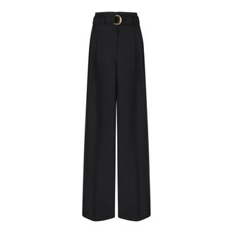 Max Mara Dames, Broeken, Zwart, Maat: XS