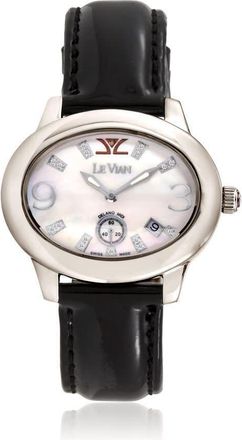 Le Vian Le Vian Time Quartz White Dial Mens Watch LVL500MSSMP