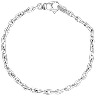 Pompeii3 Mens Link 14k Gold (16gram) or Platinum (25gram) 4mm Bracelet 8.5