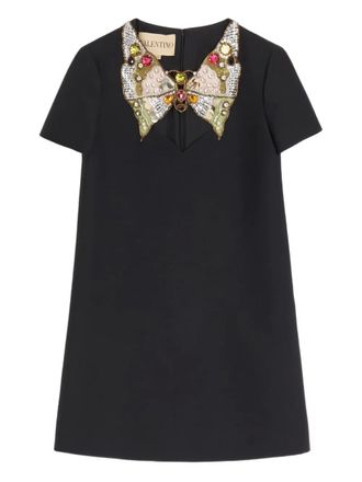 Valentino Garavani mini butterfly-detail dress - Black