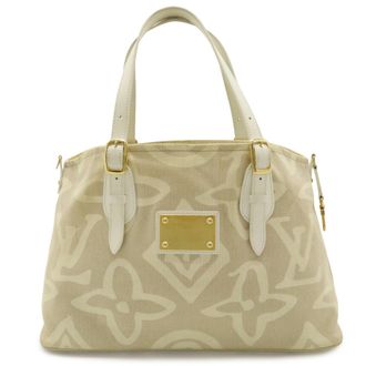 Louis Vuitton Sable Canvas Leather Shoulder Bag Tote Bag (Pre-Owned)