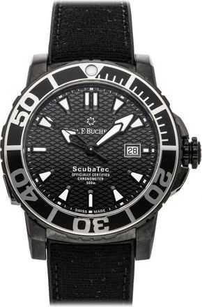 Bucherer Patravi Scubatec Automatic Chronometer Black Dial Mens Watch 00.10632.28.33.01