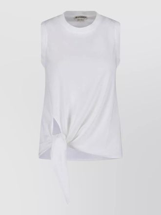 J.W.Anderson cotton knotted hem tank top